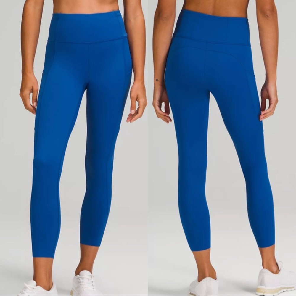 Lululemon size 14 Fast & Free leggings, plus bag